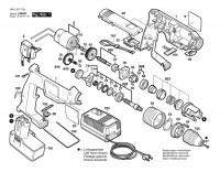 Bosch 0 601 937 7B0 Gsb 9,6 Vse-2 Cordless Impact Drill 9.6 V / Eu Spare Parts